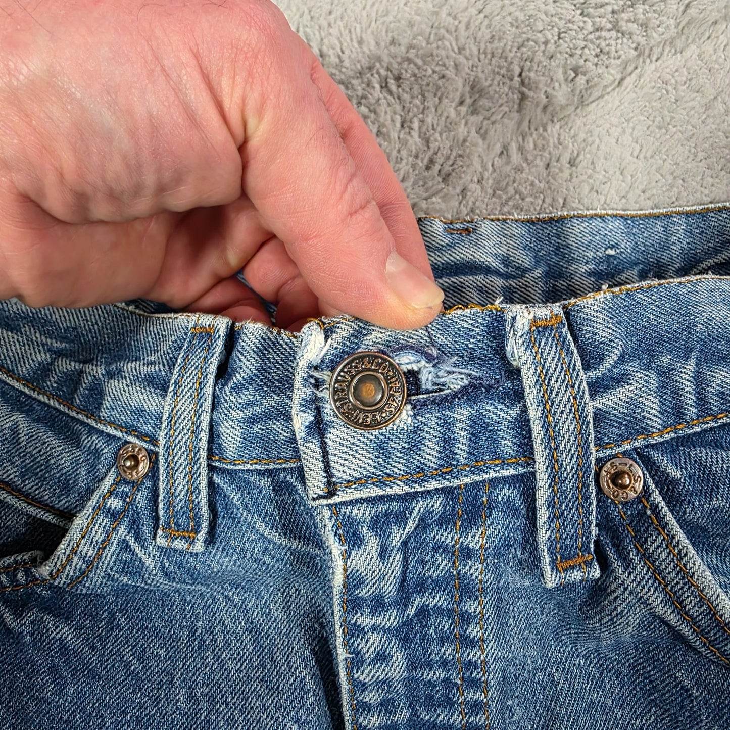 Vintage Levi’s Orange Tab Jeans Men’s W29 L36 Blue Denim