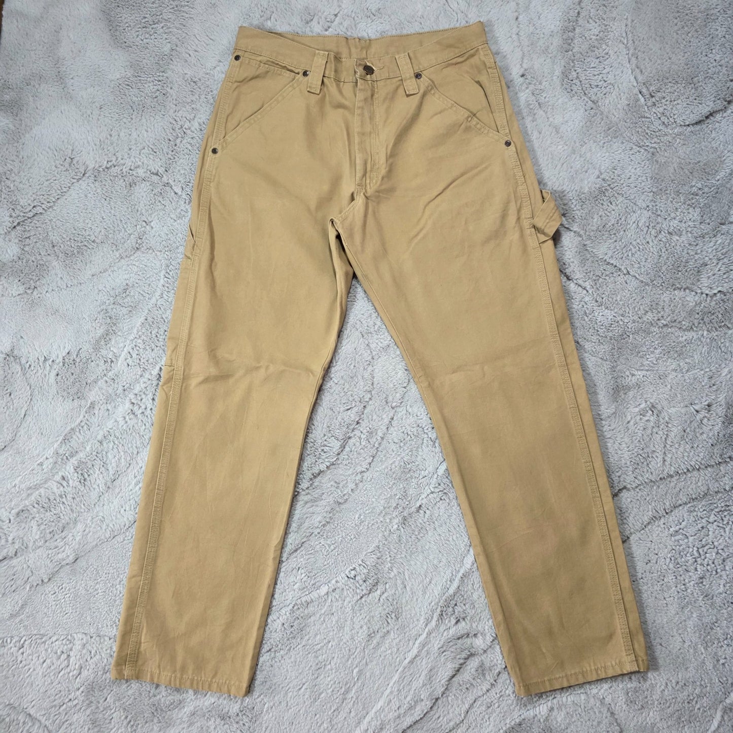 Wrangler Carpenter 94LSWAO Jeans Men’s Straight Brown W30 L30 100% Cotton NWT