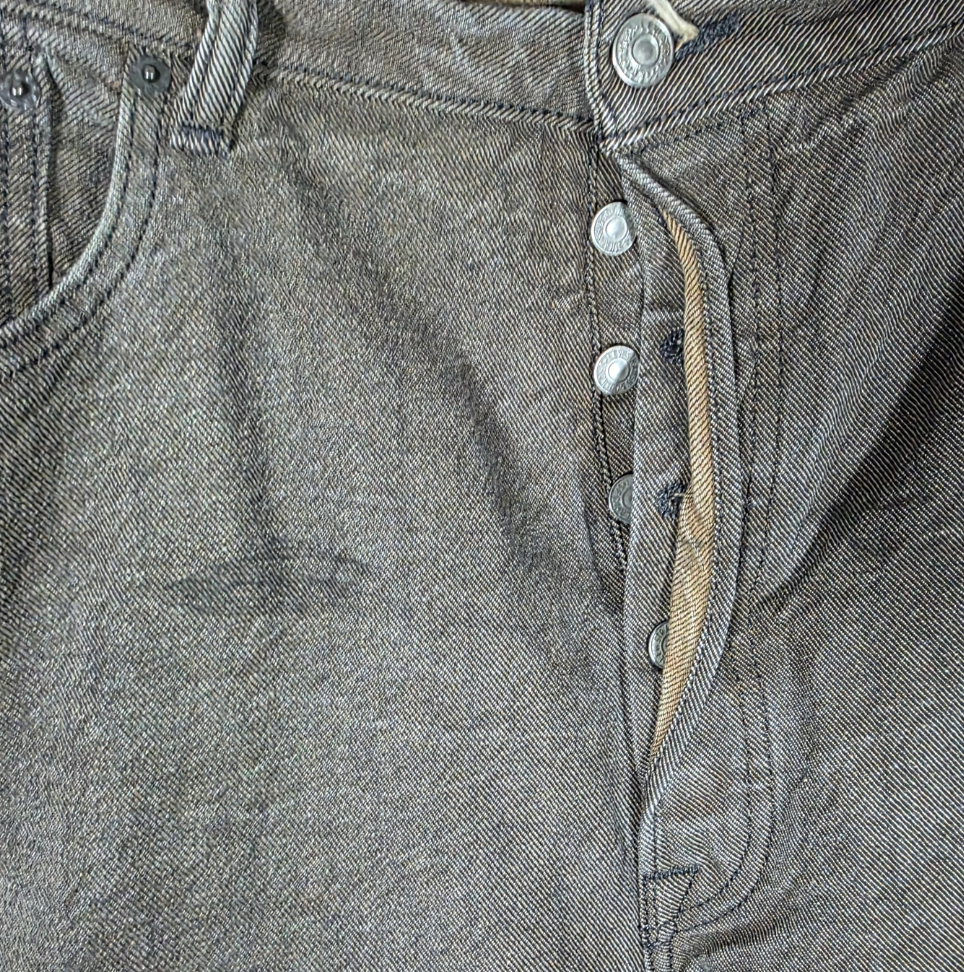 Levi’s 501 XX Jeans W39 L29 (W40 L30 Tag) Brown Khaki Straight Button Fly Men’s