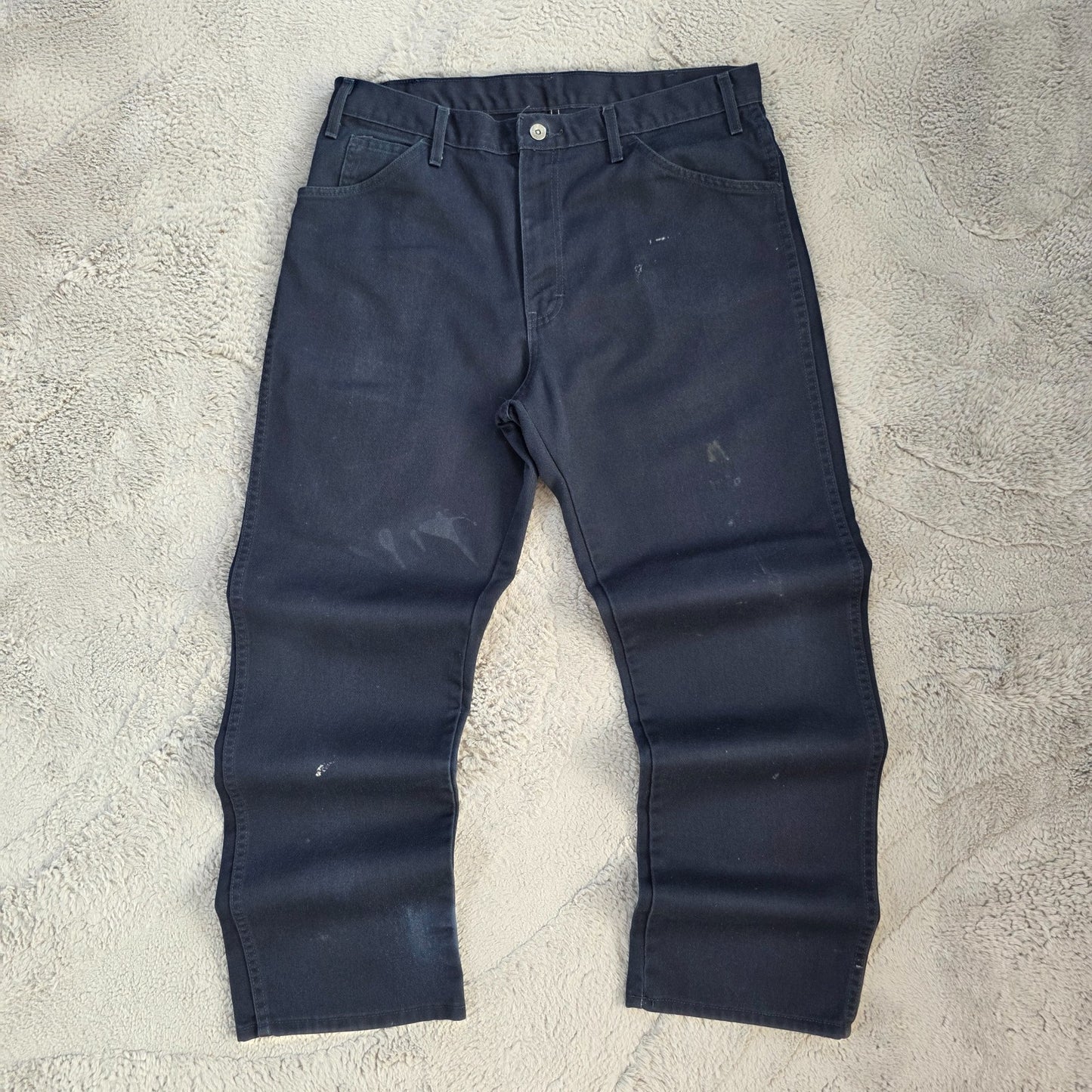 Dickies Workwear Trousers W36 L30 Blue Straight Leg Mexico Men’s