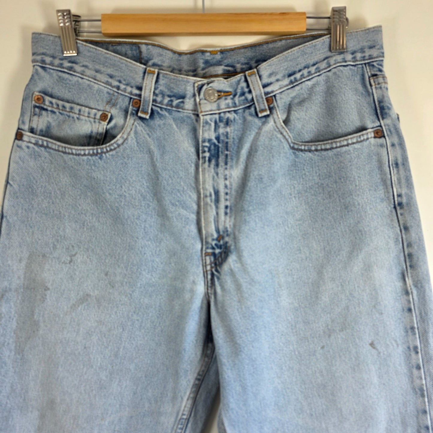 Levi’s 550 Jeans W34 L32 Blue Relaxed Fit Denim Men’s Vintage Style
