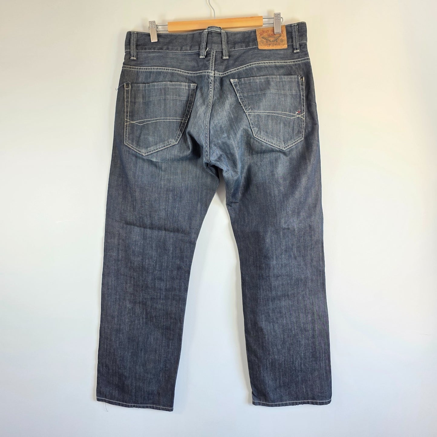Tommy Hilfiger Rogar Wisconsin Clean Jeans W36 L30 Blue Straight Fit Men's Denim