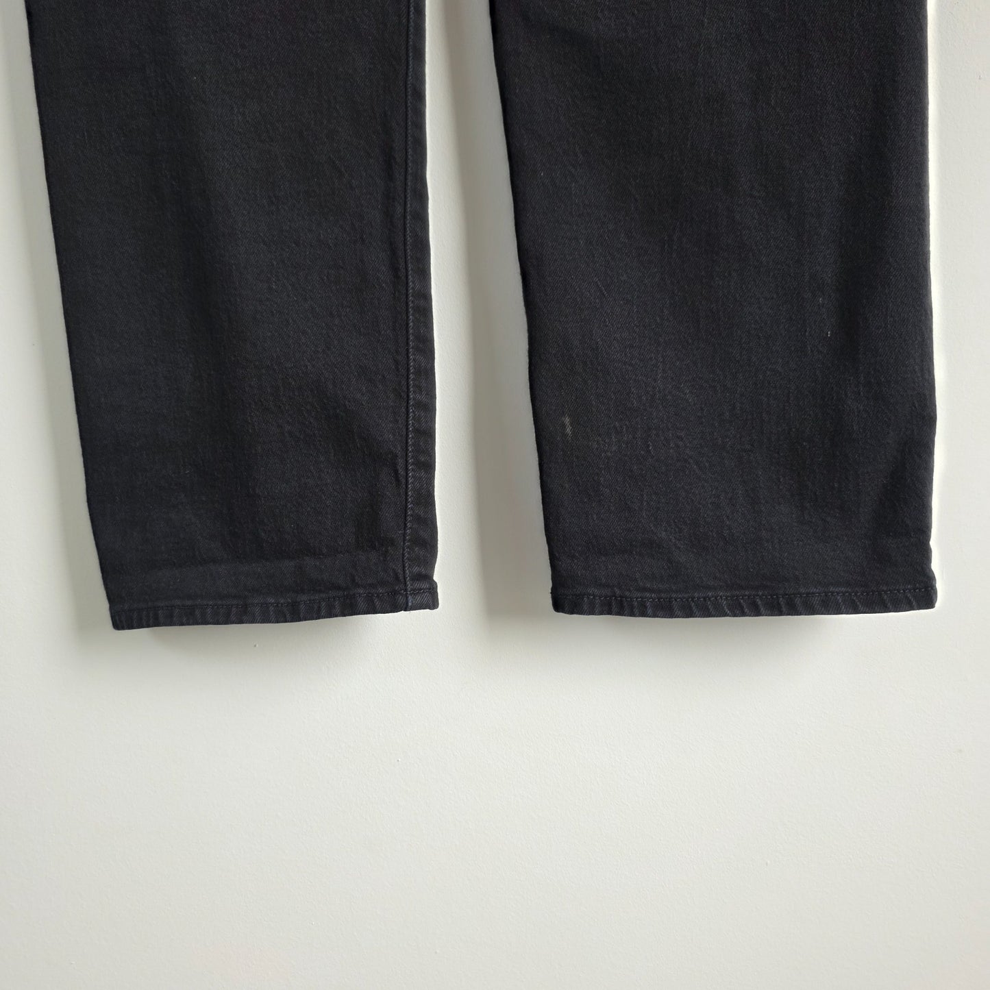 Levi's Ribcage Straight Jeans W27 L29 Black High Rise Women's Denim Y2K Mom Jean