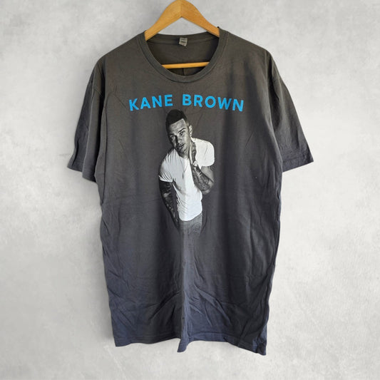 Kane Brown Graphic Tour T Shirt Grey XL Country Music Concert Tee