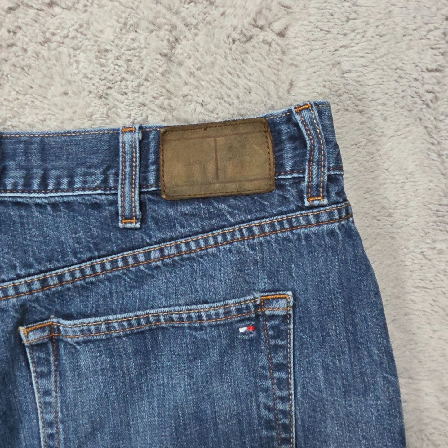 Tommy Hilfiger Straight Leg Jeans Blue W38 L32