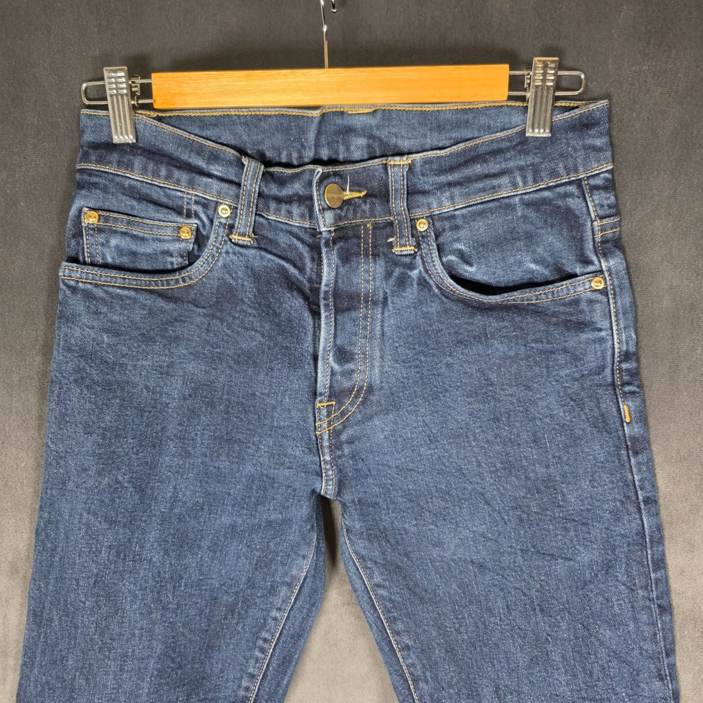 Carhartt WIP Klondike Pant Men’s W28 L32 Blue Slim Fit Denim