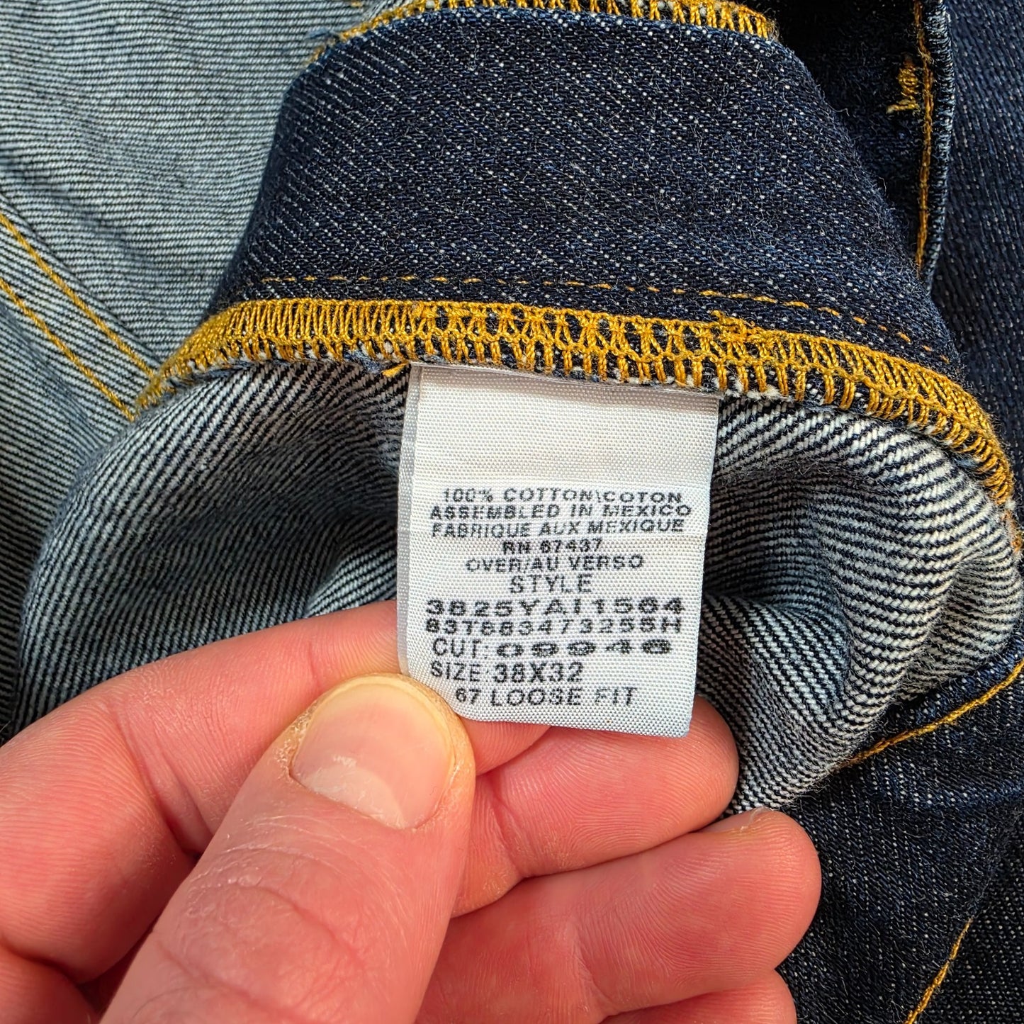 Polo Jeans Co RL67 Loose Fit Jeans W38 L32 Made in Mexico