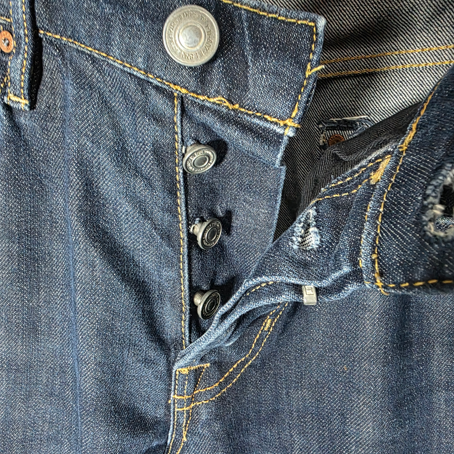 AllSaints REX Slim Jeans W32 Blue Stretch Denim Men’s Tapered Made in Turkey