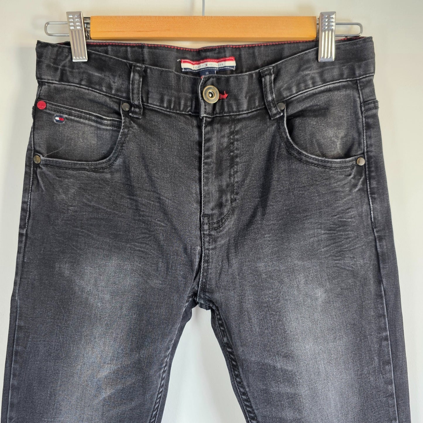 Tommy Hilfiger Rebel Skinny Jeans W28 L28 Women’s Black Stretch Denim