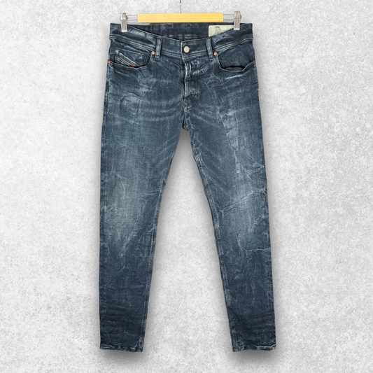 Diesel Sleenker Slim Skinny Jeans W30 L30 Blue Stretch Denim Men’s