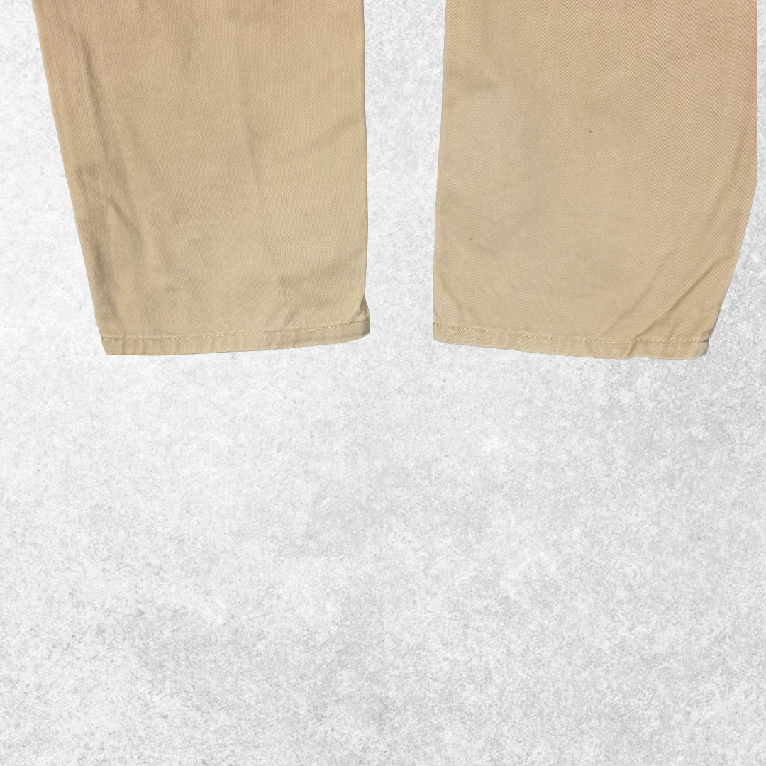Levi’s 505 Straight Leg Jeans W29 L29 Beige Cotton 18REG Men’s