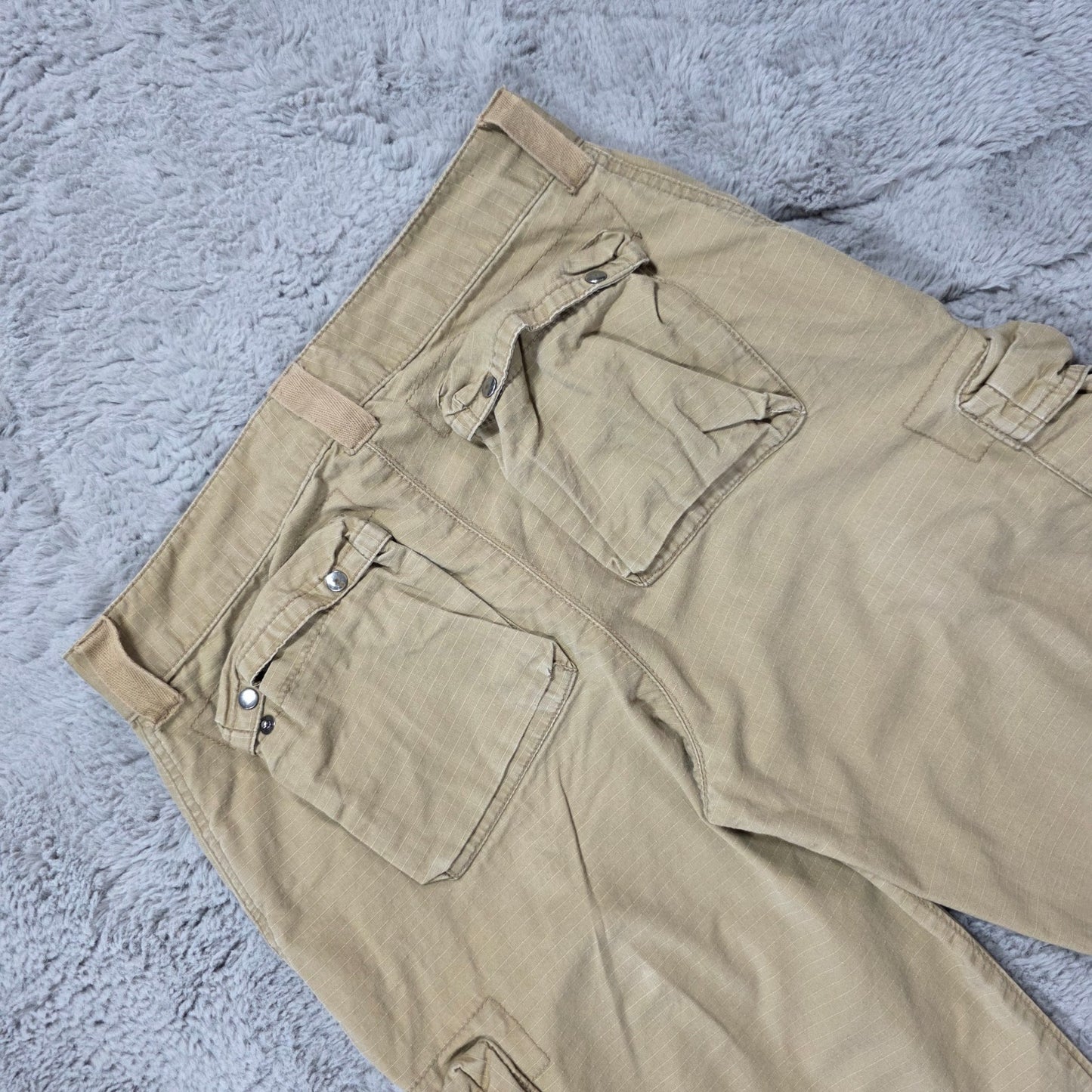 Polo Ralph Lauren Cargo Trousers Beige Size 14 Boys (28W 28L) Cotton