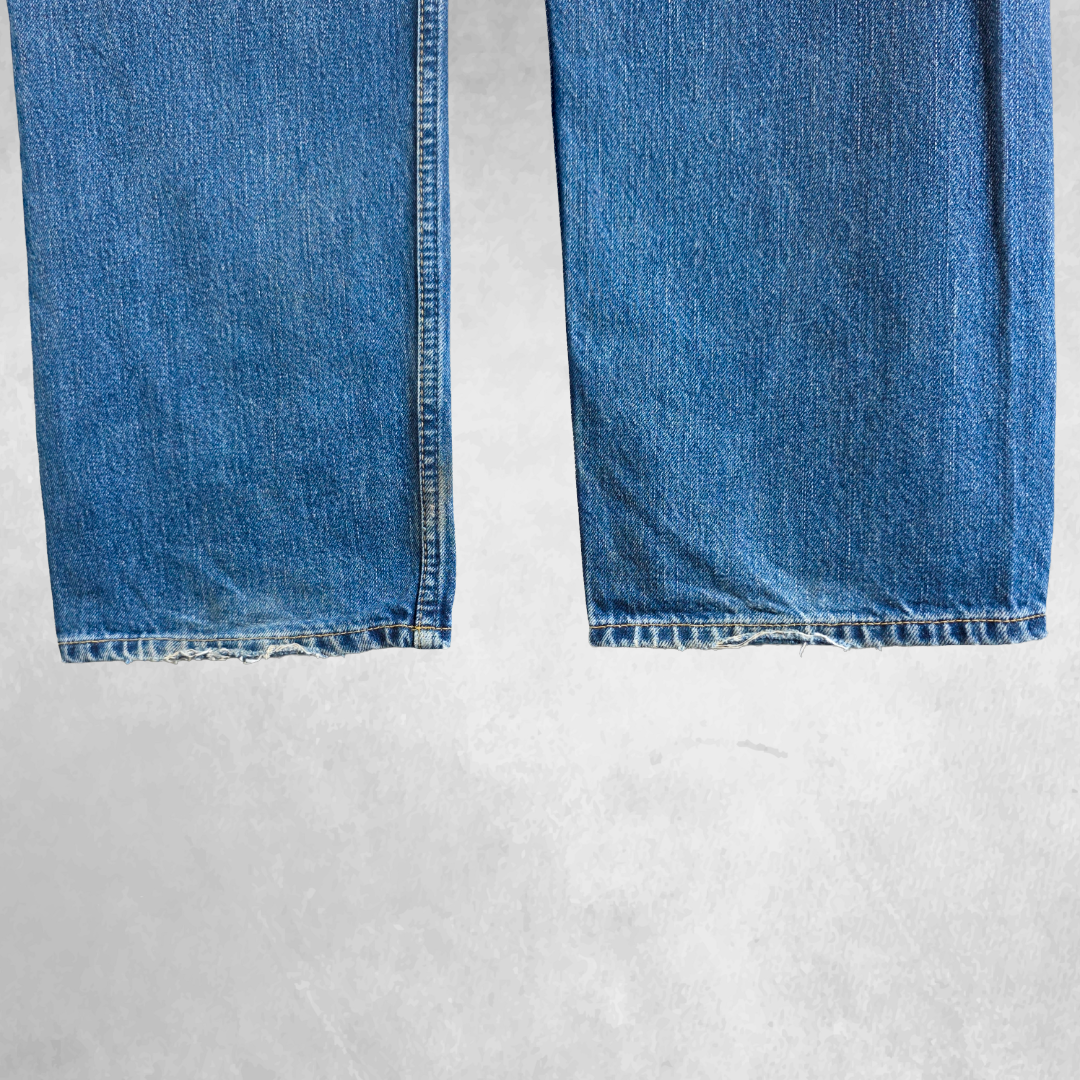 Levi’s 501 Jeans Men’s W34 L32 Blue Straight Leg Denim Button Fly