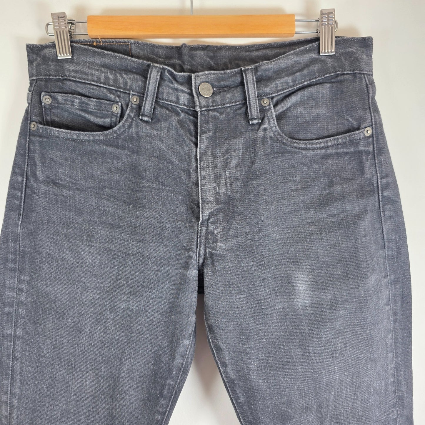 Levi’s 511 Slim Fit Jeans Grey W32 L30 Men’s Stretch Denim Casual