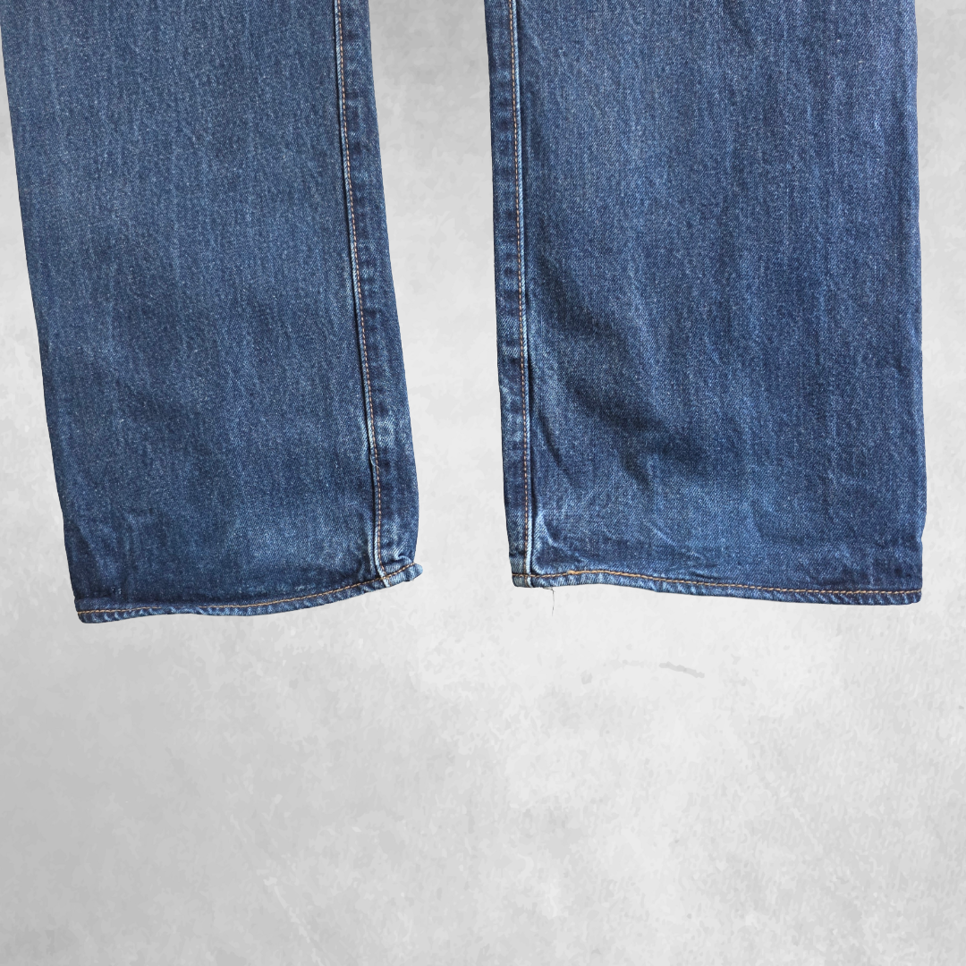 Levi’s 501 Jeans Mens W38 L30 Blue Straight Leg Button Fly Denim Classic