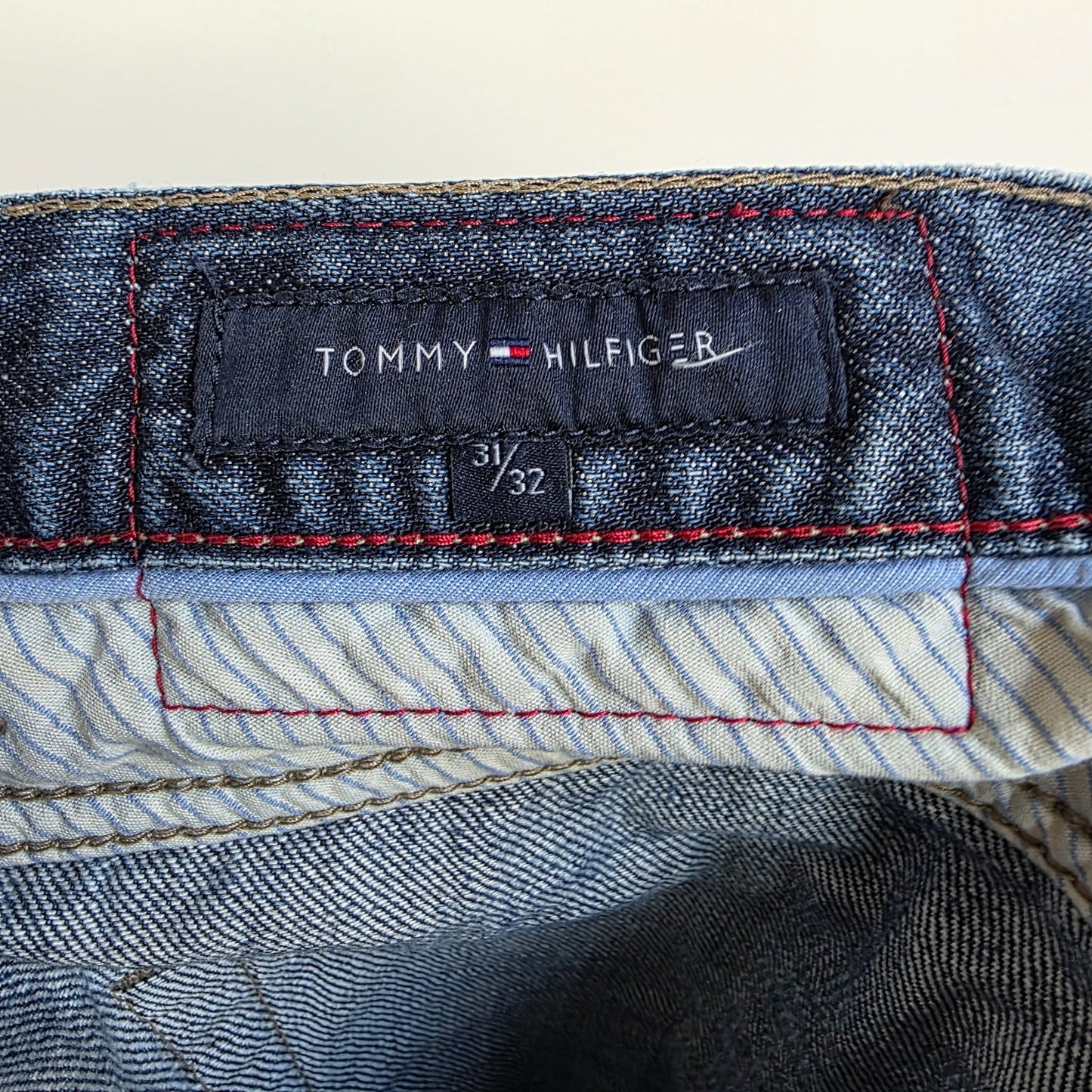 Tommy Hilfiger Madison Jeans Men's W31 L30 Blue Straight Fit Denim