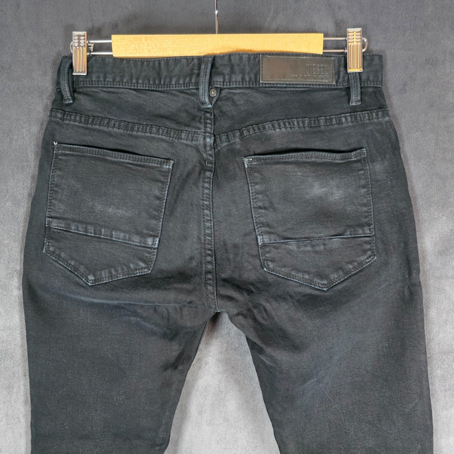 Diesel Men’s Skinny Fit Black Jeans W29 L28.5 Stretch