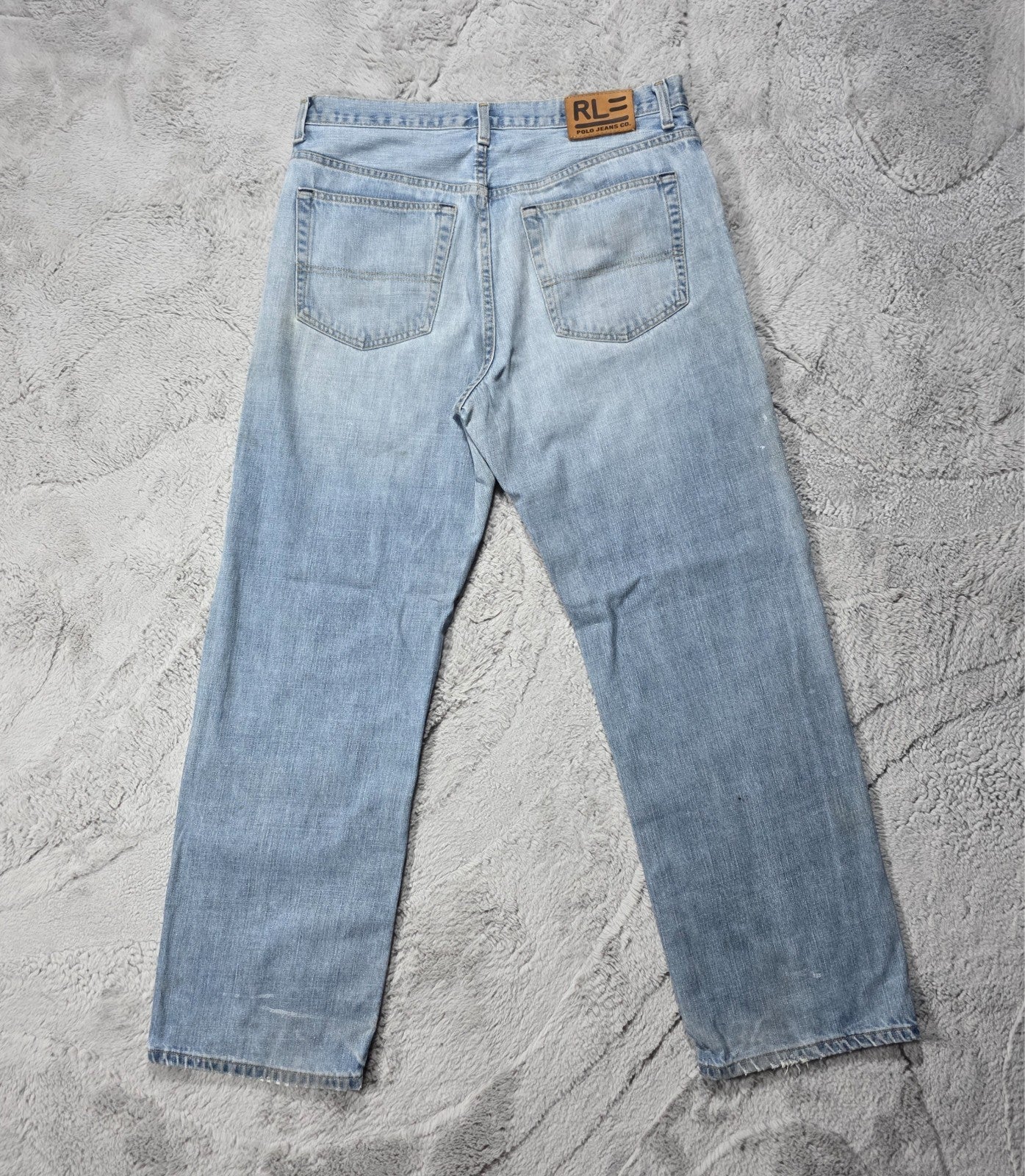 Polo Jeans Co Straight Blue Jeans W34 L32 Made in Mexico Vintage Y2K