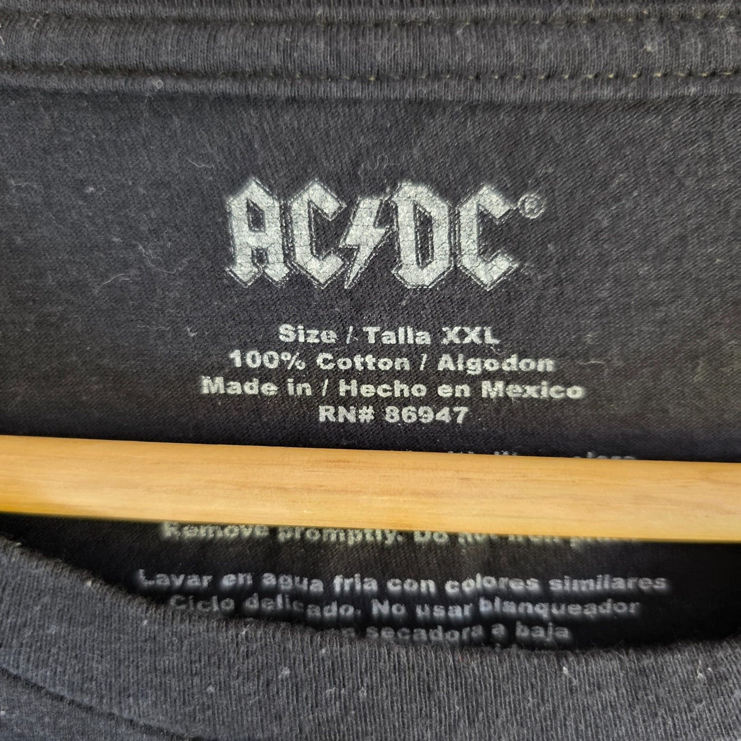 ACDC Live At River Plate Band T Shirt Black XXL Rock Graphic Tee