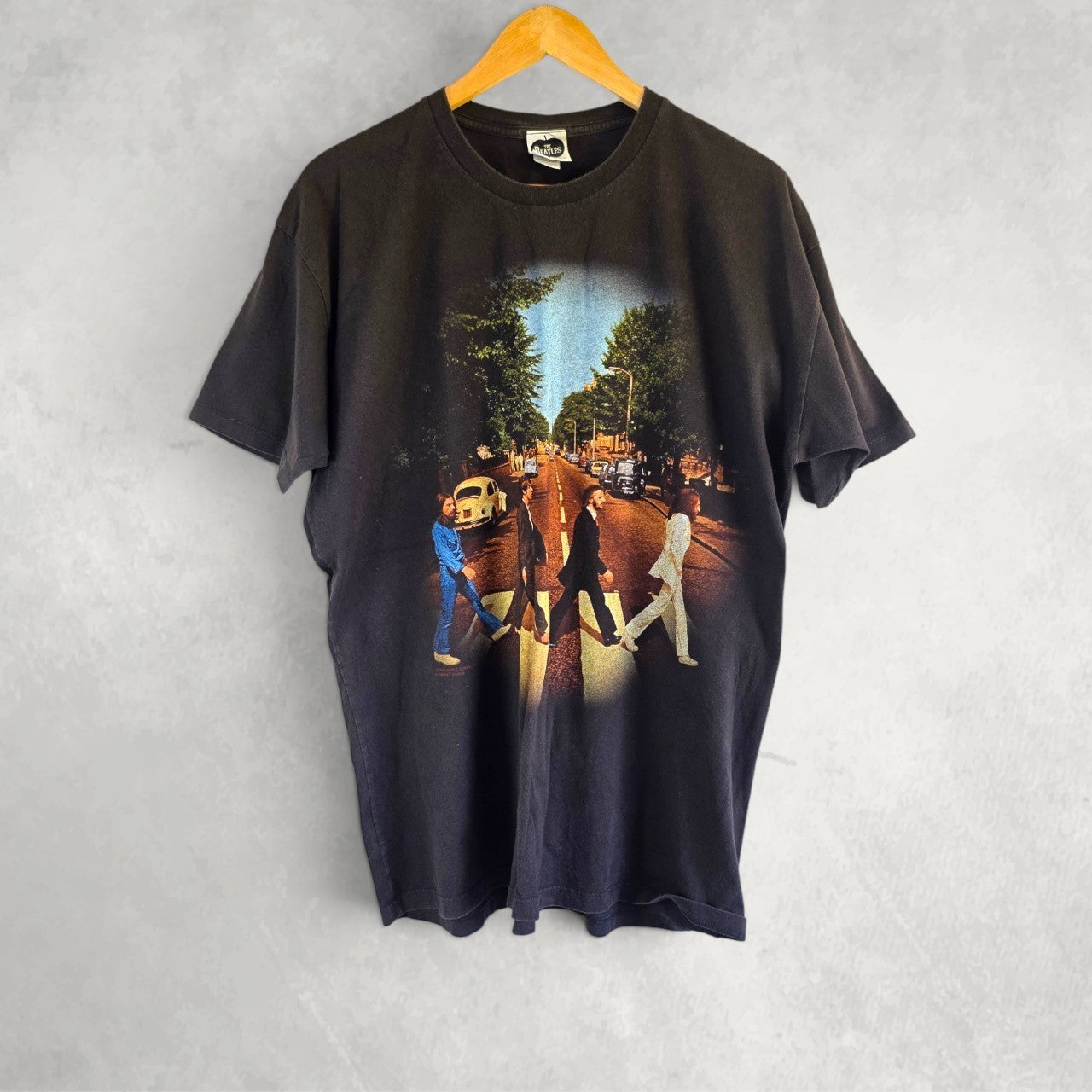 The Beatles Abbey Road Graphic Band T Shirt Black XL Rock Music Tee