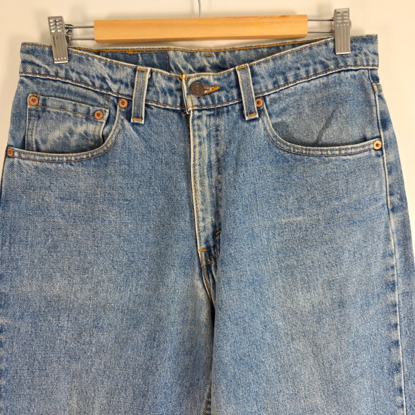 Levi’s 550 Jeans W31 L32 (Tagged W32) Blue Relaxed Fit Men’s USA Made Vintage