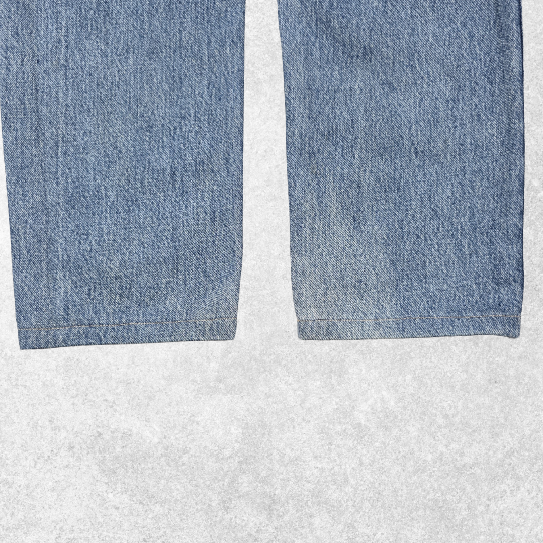 Vintage Lee Oklahoma Jeans W32 L28 Blue Denim Y2K 90s Straight Leg Made in EU