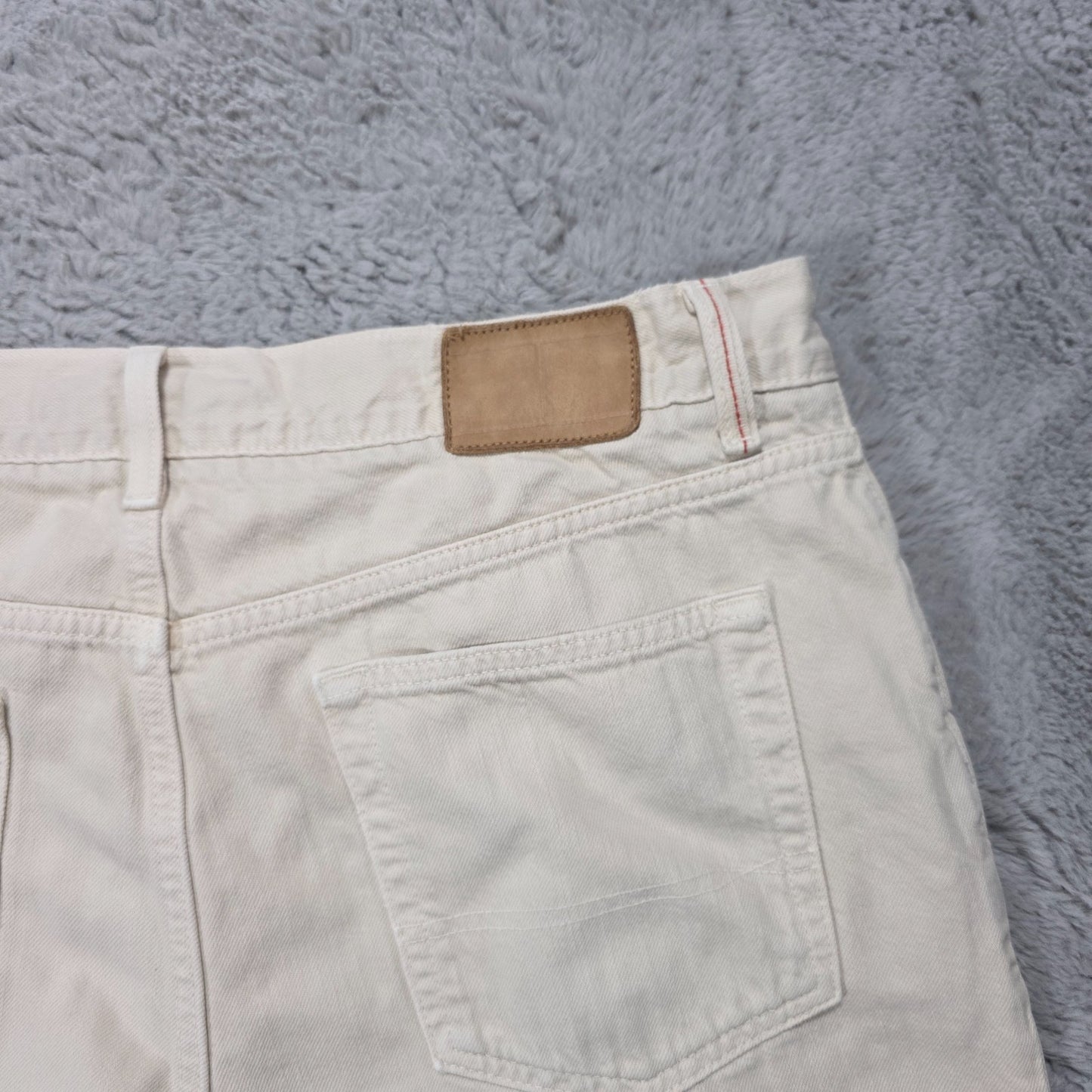 Tommy Hilfiger Beige Straight Fit Jeans Men’s W36 L27 (Adjusted Length)