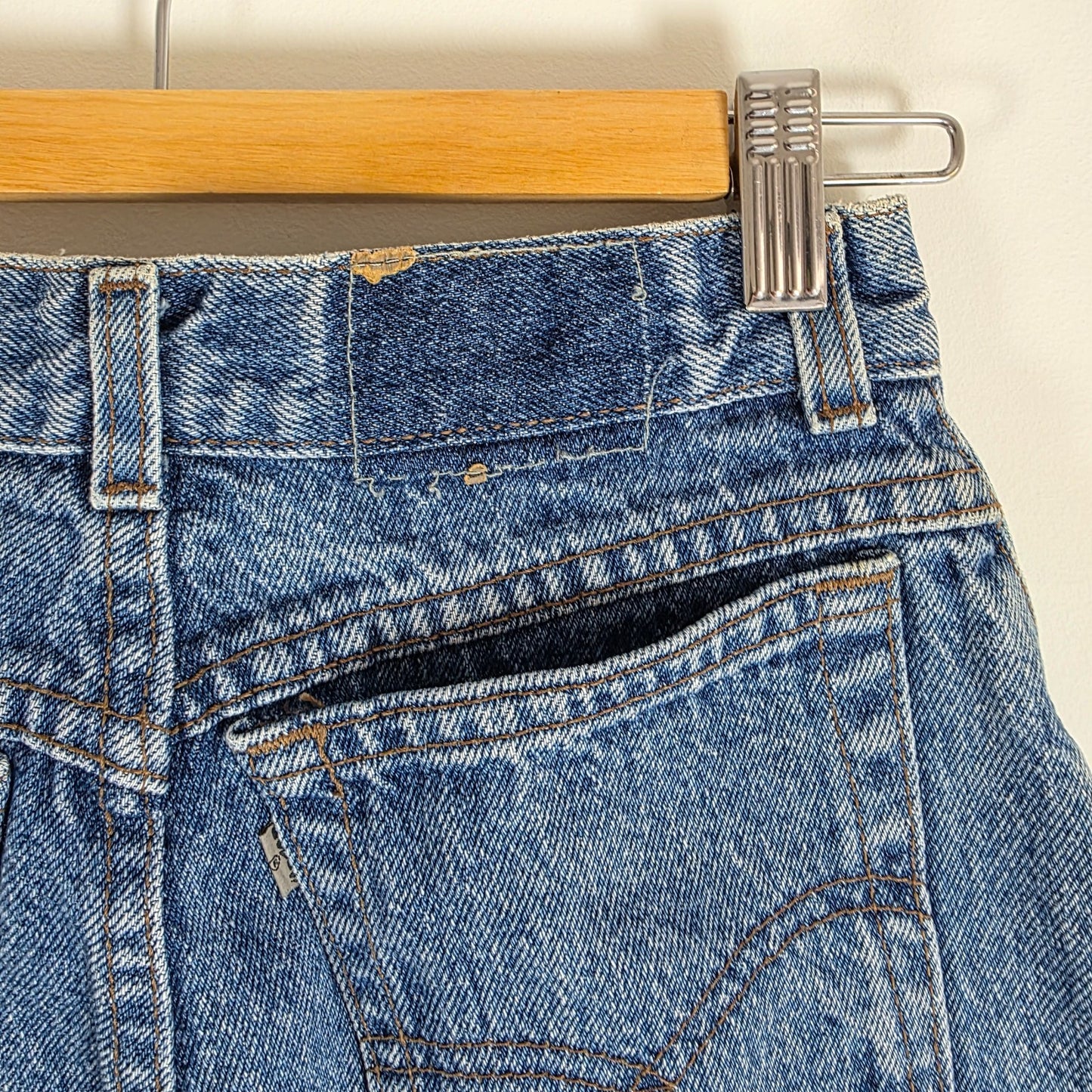 Levi’s Silver Tab 573 Jeans Women’s W24 L31 Blue USA Made Vintage Denim