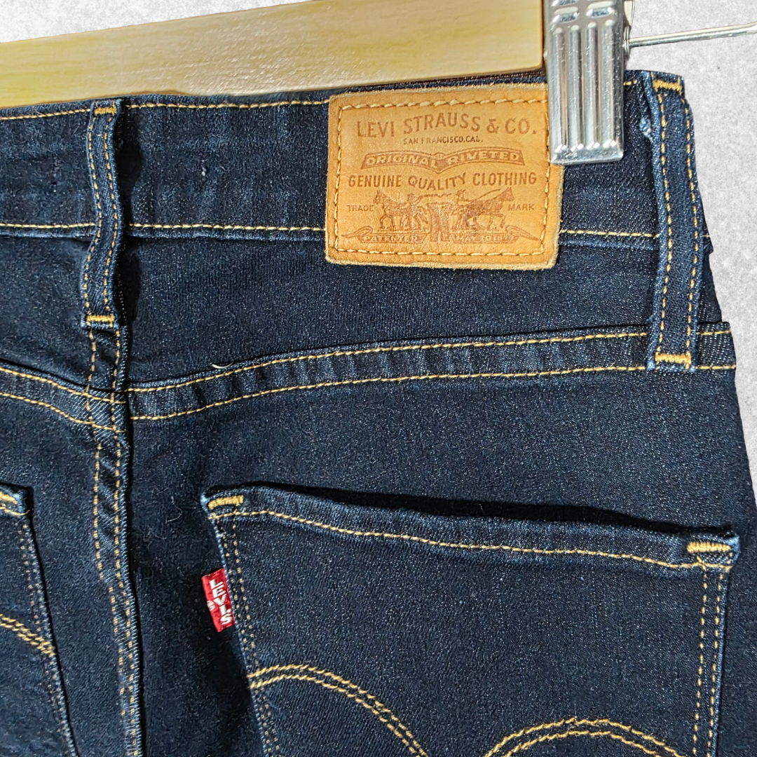 Levi’s 721 High Rise Skinny Jeans W24 L28 (Tag W26 L28) Blue Stretch Women’s