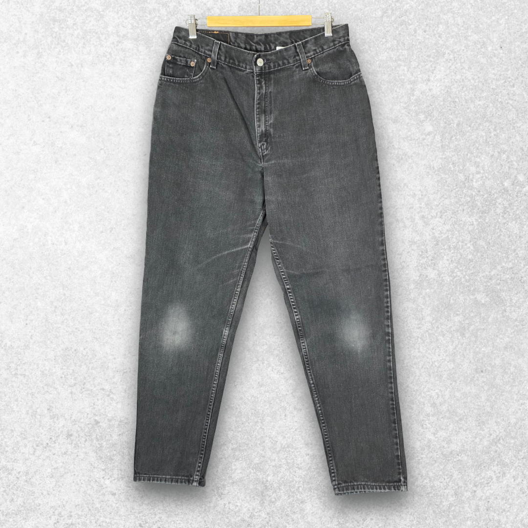 Vintage Levi’s 550 Relaxed Fit Jeans Women’s 16 MIS L Black High Rise USA