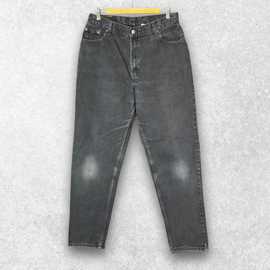 Vintage Levi’s 550 Relaxed Fit Jeans Women’s 16 MIS L Black High Rise USA