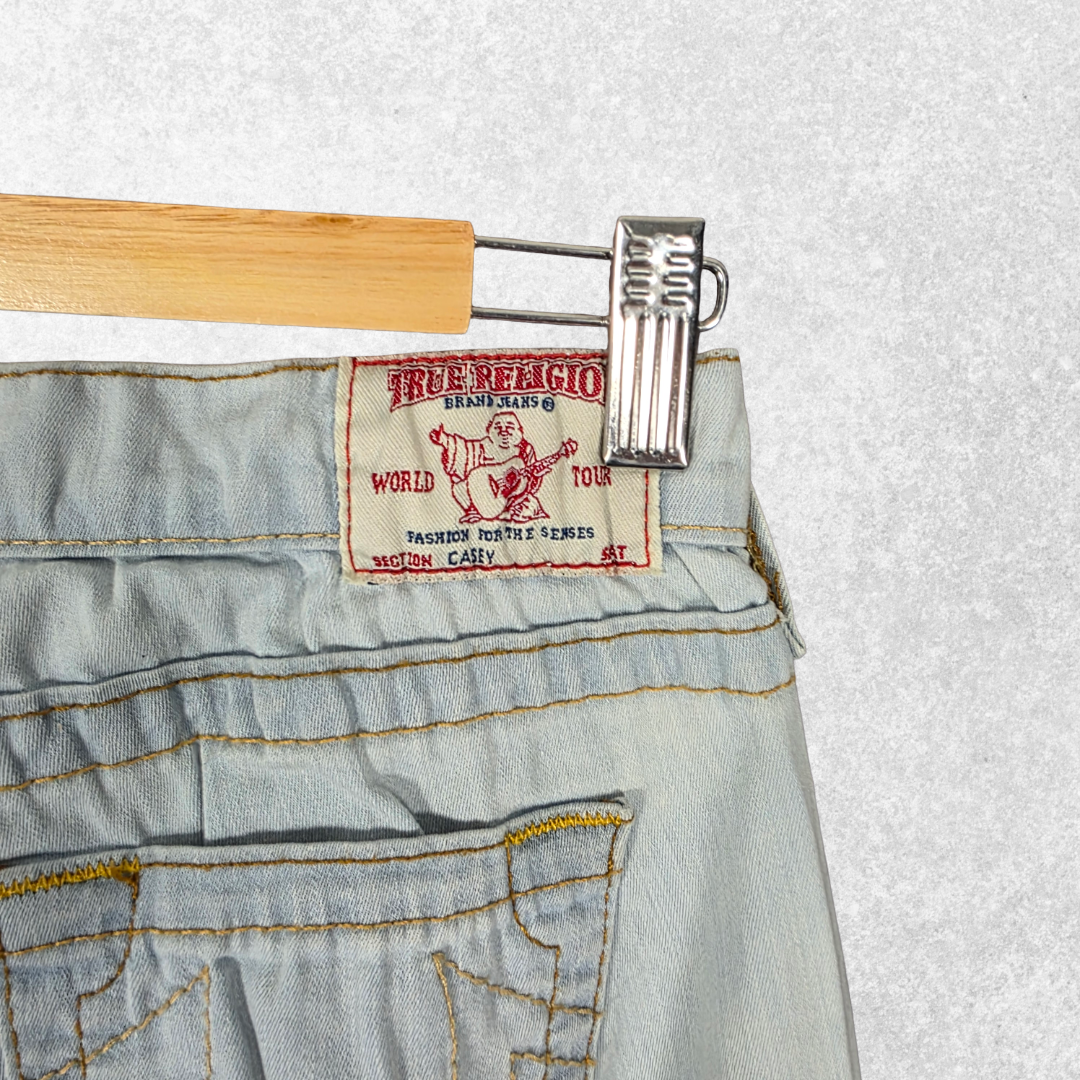 Vintage True Religion Casey Jeans W26 L30 Blue USA Made Low Rise Women’s