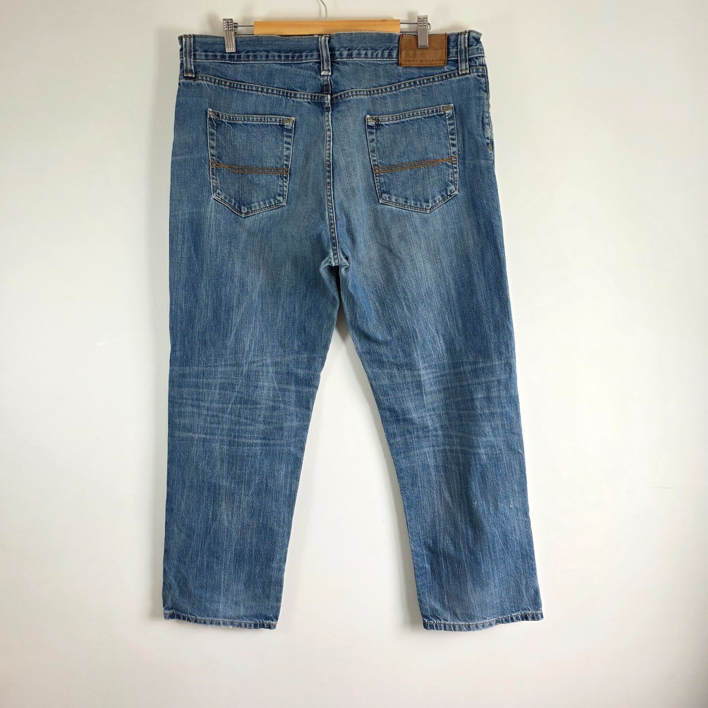 Tommy Hilfiger Jeans W38 L30 Blue Straight Fit Men's Denim Mexico