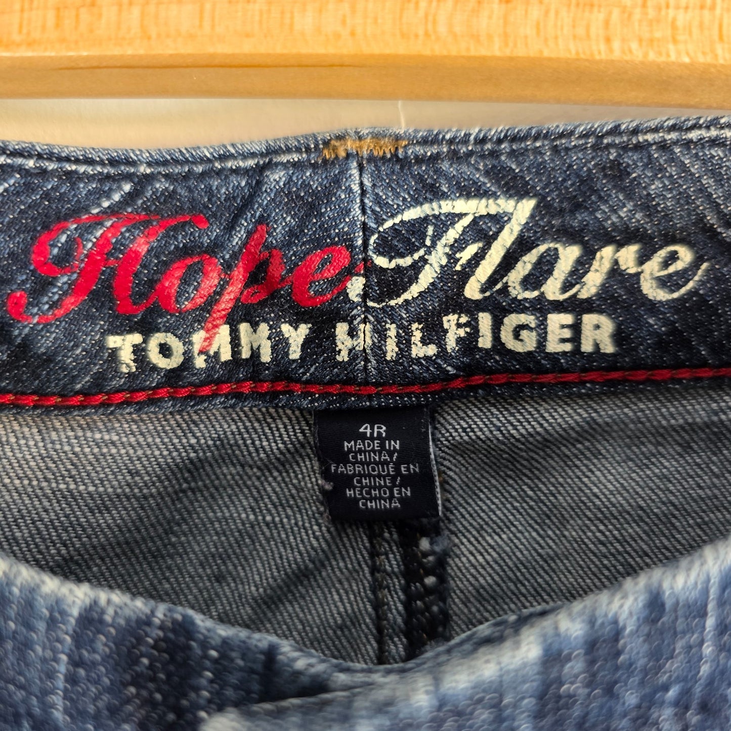 Tommy Hilfiger Hope Flare Jeans W30 L31 (Size 4R) Women’s Blue Y2K Bootcut Flare