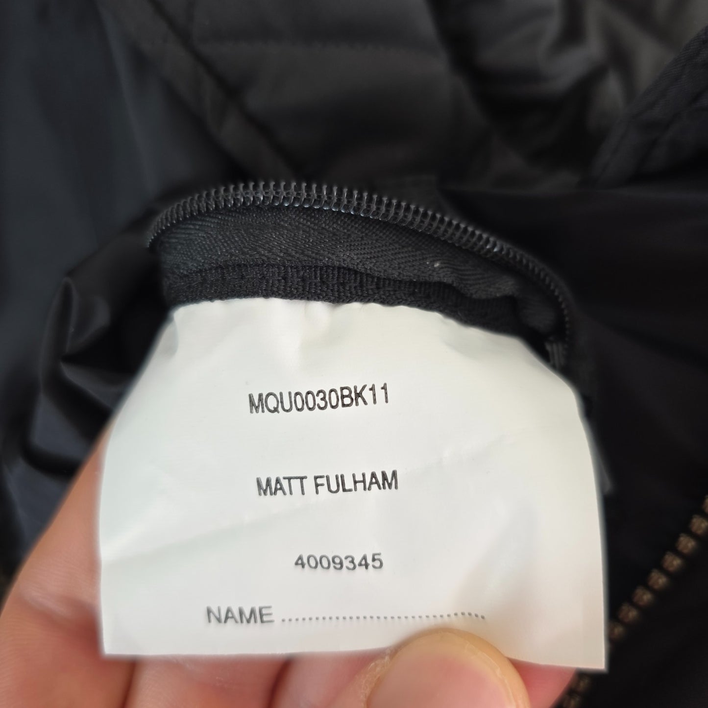 Barbour Matt Fulham Quilted Jacket Men’s Black XS Diamond Quilt Coat
