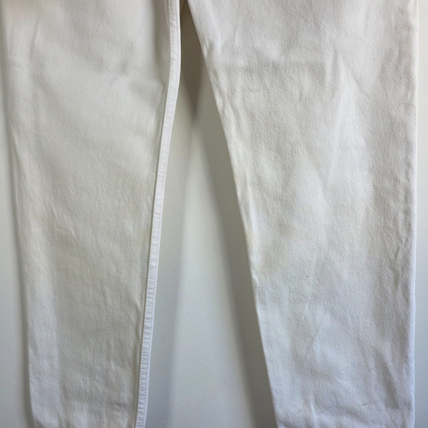 Levi’s 508 Jeans W29 L30 White Tapered Men’s Denim Button Fly Made in UK