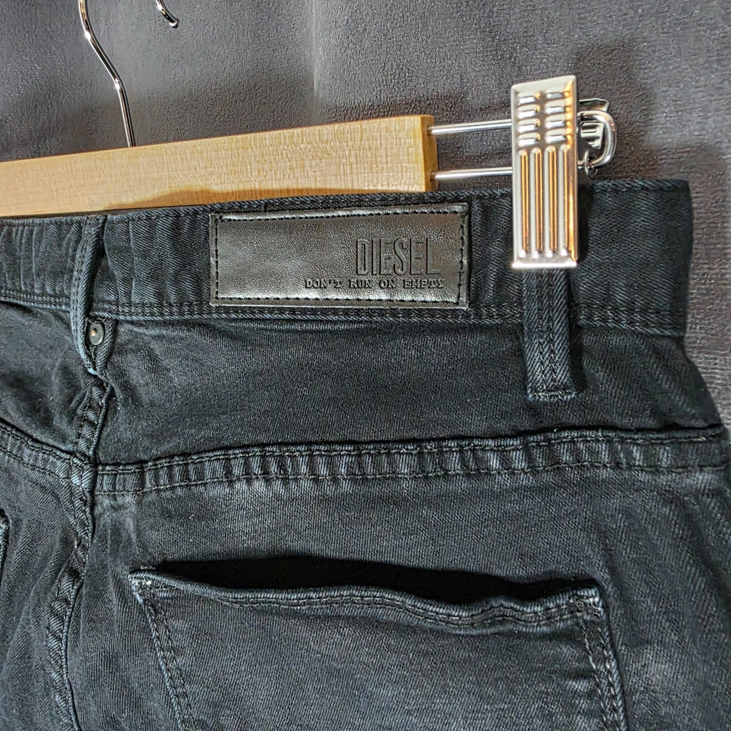 Diesel Men’s Skinny Fit Black Jeans W29 L28.5 Stretch