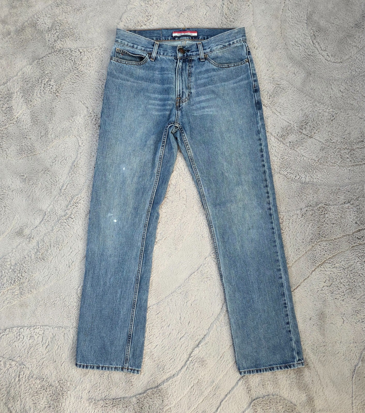 Vintage Y2K Tommy Hilfiger Classic Straight Blue Jeans W32 L32 – Made in Mexico
