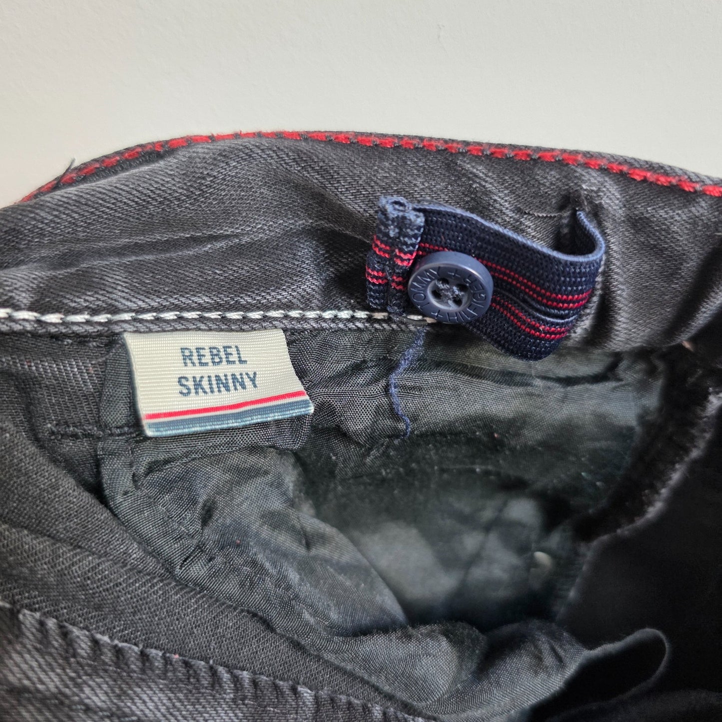 Tommy Hilfiger Rebel Skinny Jeans W28 L28 Women’s Black Stretch Denim