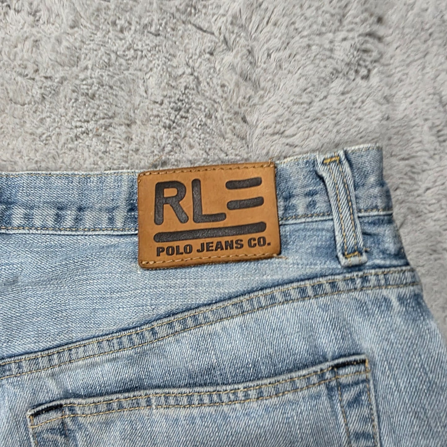 Polo Jeans Co Straight Blue Jeans W34 L32 Made in Mexico Vintage Y2K