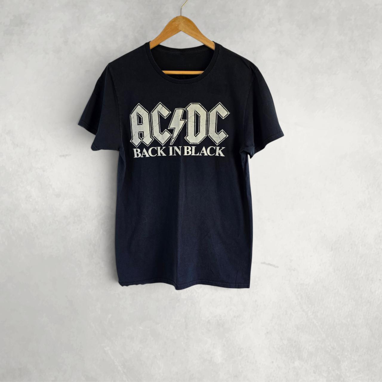ACDC Back In Black Band T Shirt Black Rock Music Graphic Tee Unisex