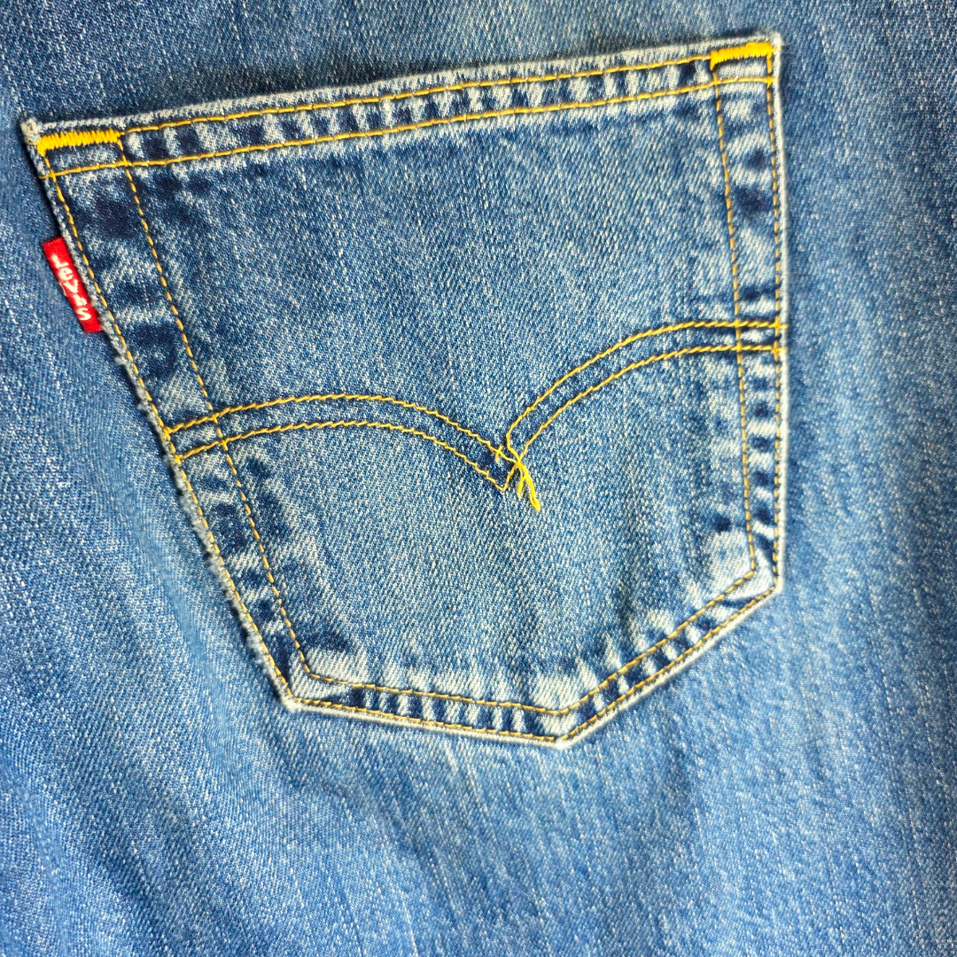 Levi’s 501 Jeans Men’s W34 L32 Blue Straight Leg Denim Button Fly