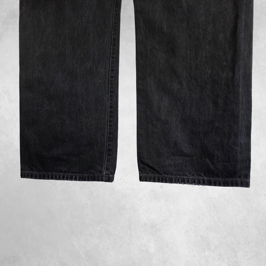 Levi’s 501 Jeans Men’s W38 L29 Black Straight Leg Denim Button Fly