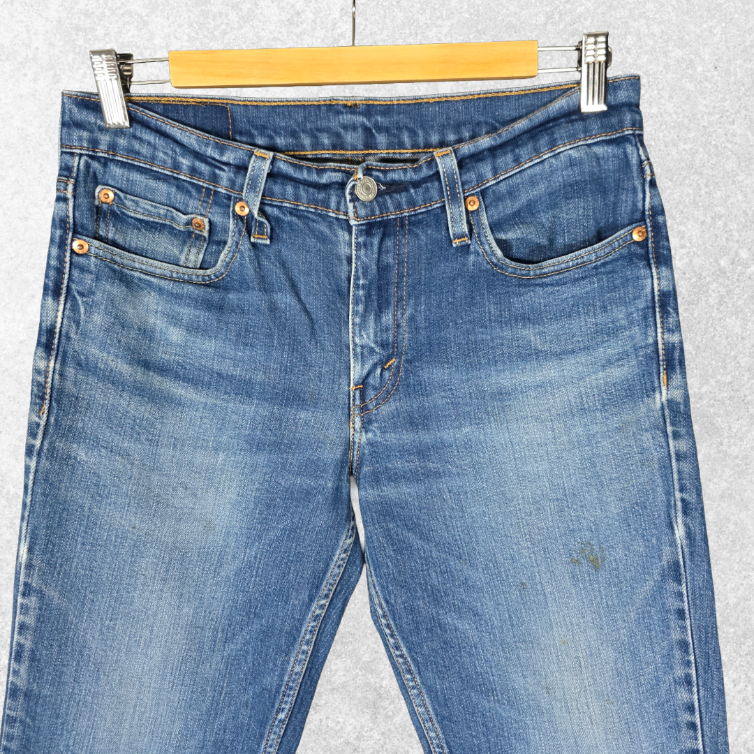 Levi’s 511 Slim Jeans W29 L30 Blue Stretch Men’s Slim Fit Denim