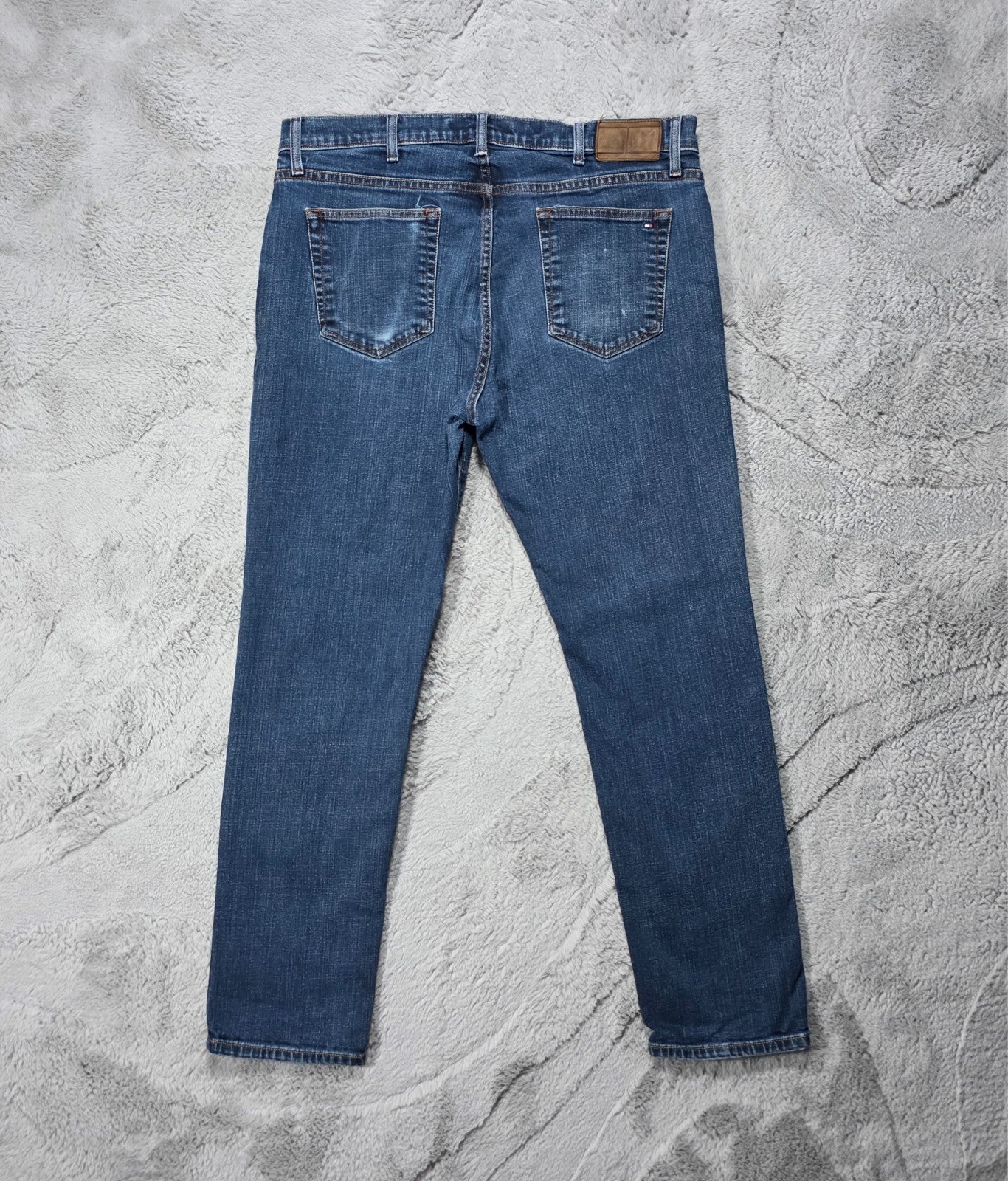 Tommy Hilfiger Slim Blue Denim Jeans W38 L32 Made in Mexico