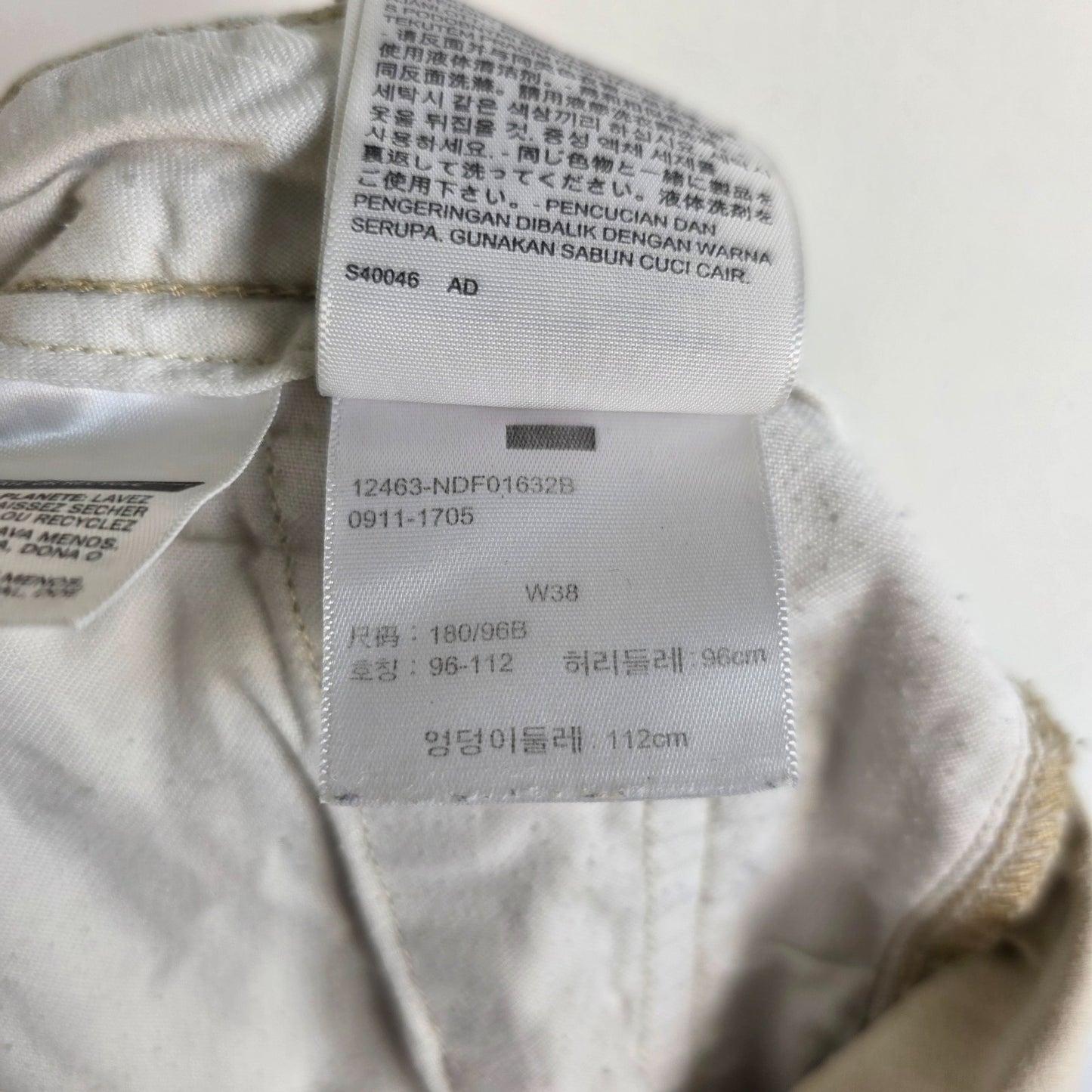 Levi’s Cargo Shorts Mens W38 Beige Utility Combat Shorts Cotton