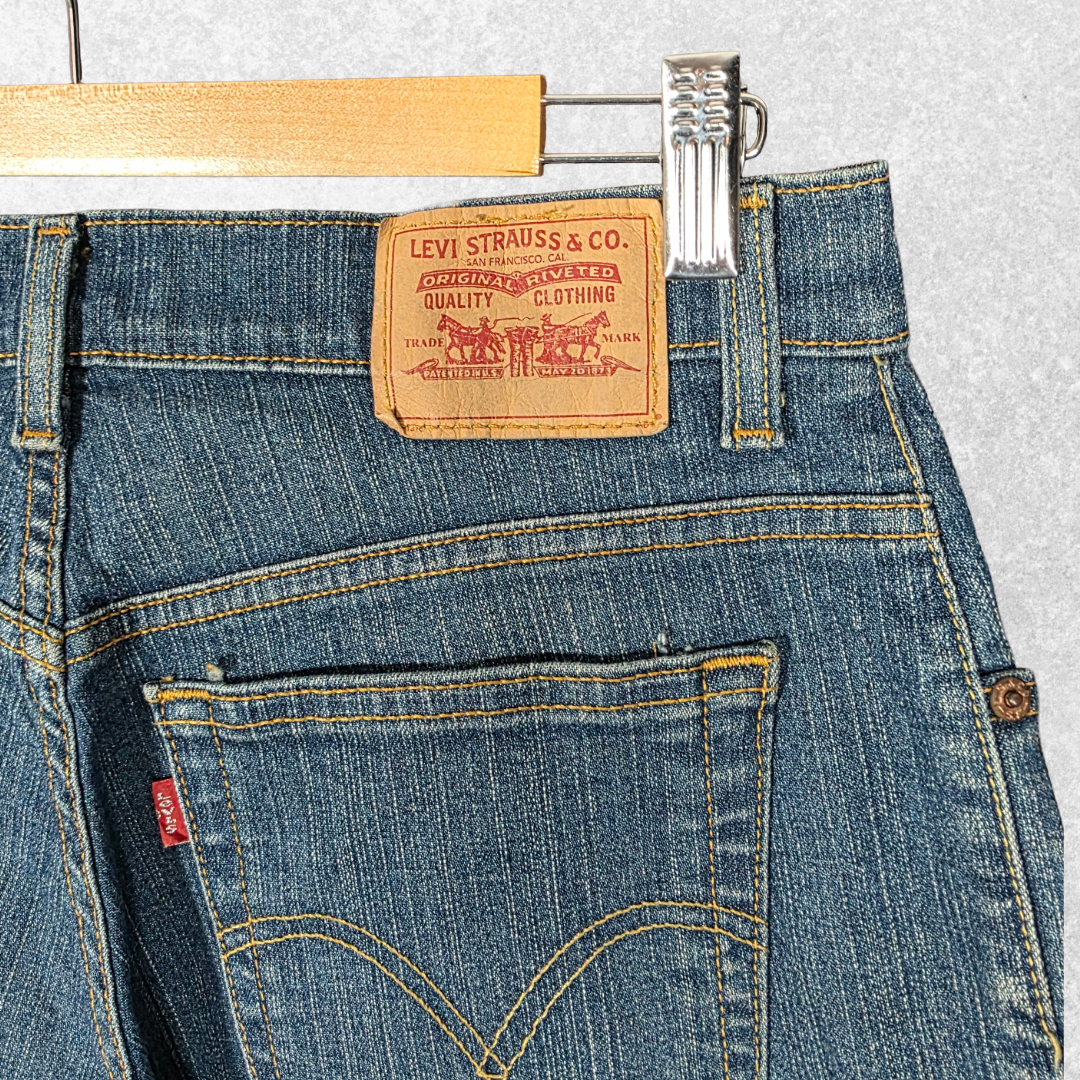 Levi’s 550 Relaxed Bootcut Jeans UK 10 S Blue Y2K Women’s
