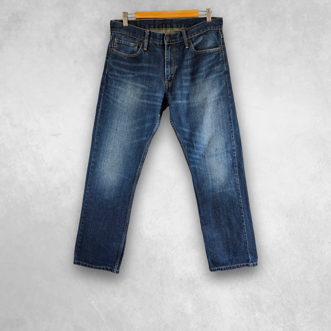 Levi’s 514 Straight Jeans Men’s W33 L31 Blue Clean Classic Denim Regular Fit