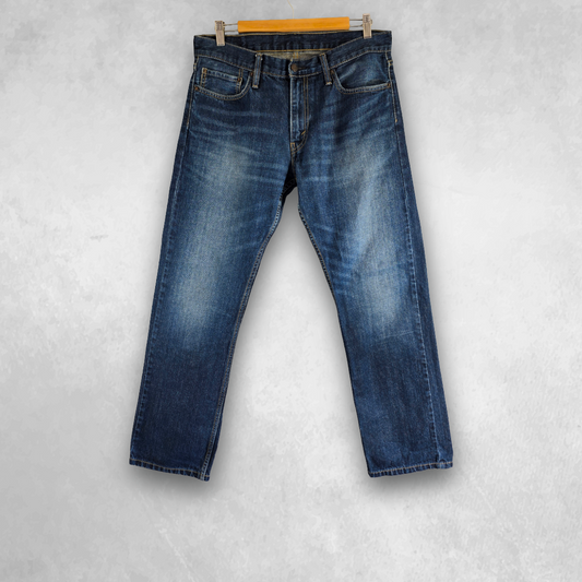 Levi’s 514 Straight Jeans Men’s W33 L31 Blue Clean Classic Denim Regular Fit