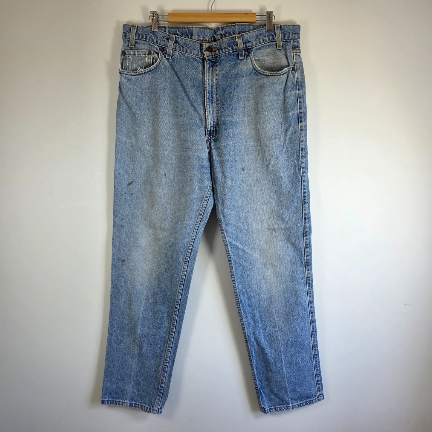 Levi’s Vintage Orange Tab Jeans W40 L32 Relaxed Fit USA Made Blue Denim